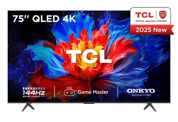 TCL 75 Inch 75P8K Smart 4K Ultra HD HDR QLED TV