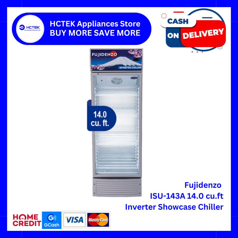 Fujidenzo ISU-143A 14.0 cu. ft. Inverter Showcase Chiller