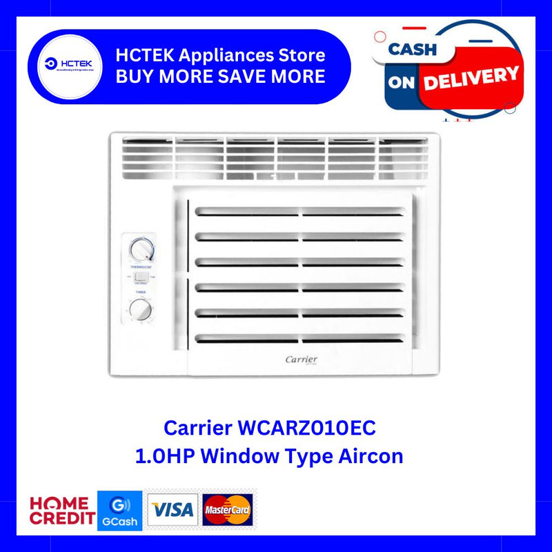 Carrier WCARZ010EC 1.0HP Window Type Aircon