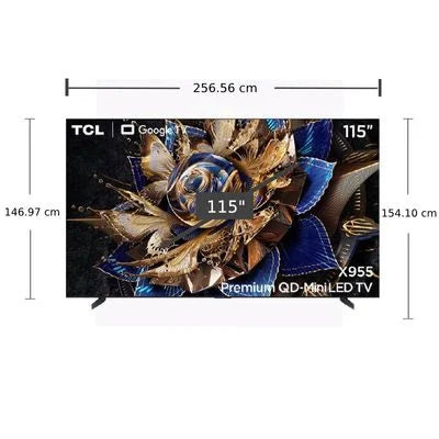 TV 115X955 Max Google TV 115 Inch 4K UHD QD-Mini LED 115X955 Max