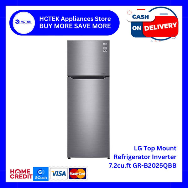 LG Top Mount Refrigerator Inverter 7.2 Cu.ft. GR-B202SQBB