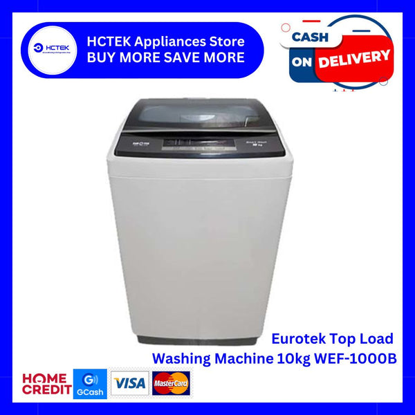 Eurotek Top Load Washing Machine 10kg EFW-1000B