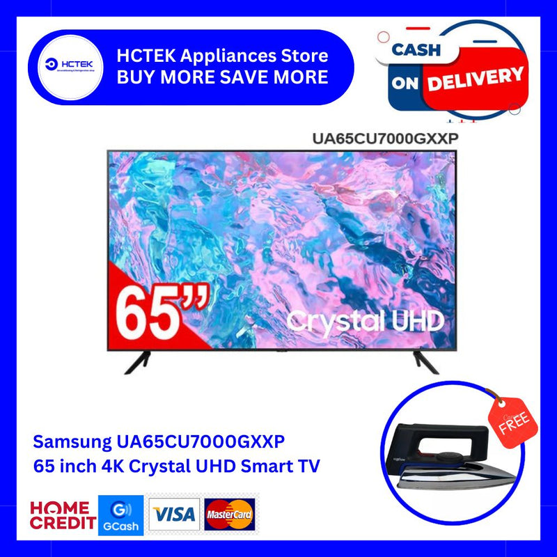 Samsung UA65CU7000GXXP 65in 4K Crystal UHD Smart TV