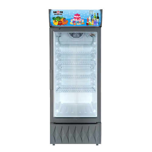 Eurotek Bottle Cooler Inverter Show Case Gray 9cu.ft EGS-255IS