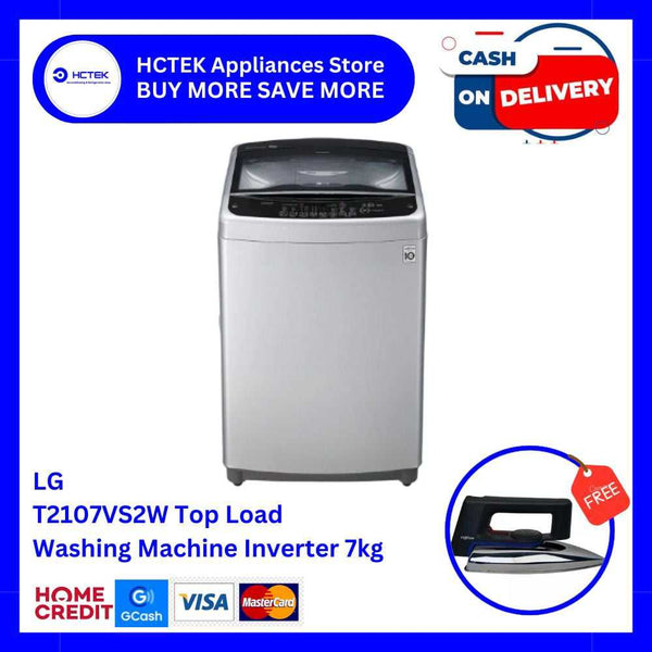 LG Top T2107VS2W Top Load Washing Machine Inverter 7kg