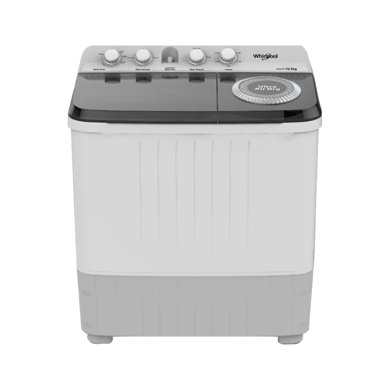 Whirlpool NWDC10503BC 10.5 kg. Twin Tub Washing Machine
