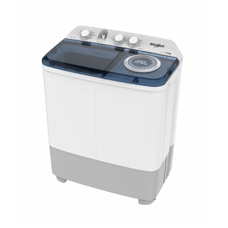 Whirlpool NWDC7503BN 7.5 kg. Twin Tub Washing Machine
