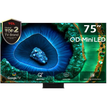 TCL 75C855 QD-Mini LED 4K Google Television 75inch
