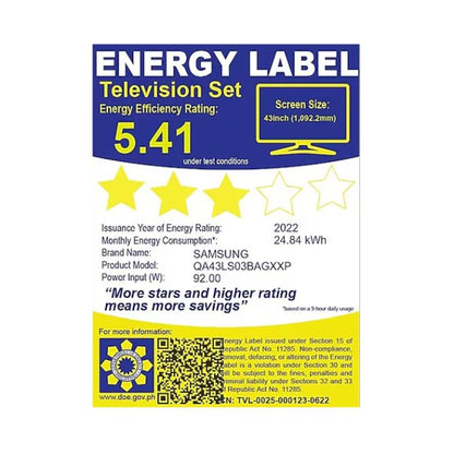 Samsung QA43LS03BAGXXP 43in The Frame 4K QLED Smart TV