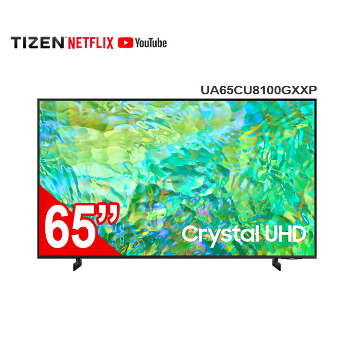 Samsung UA65CU8100GXXP 65in 4K Crystal UHD Smart TV