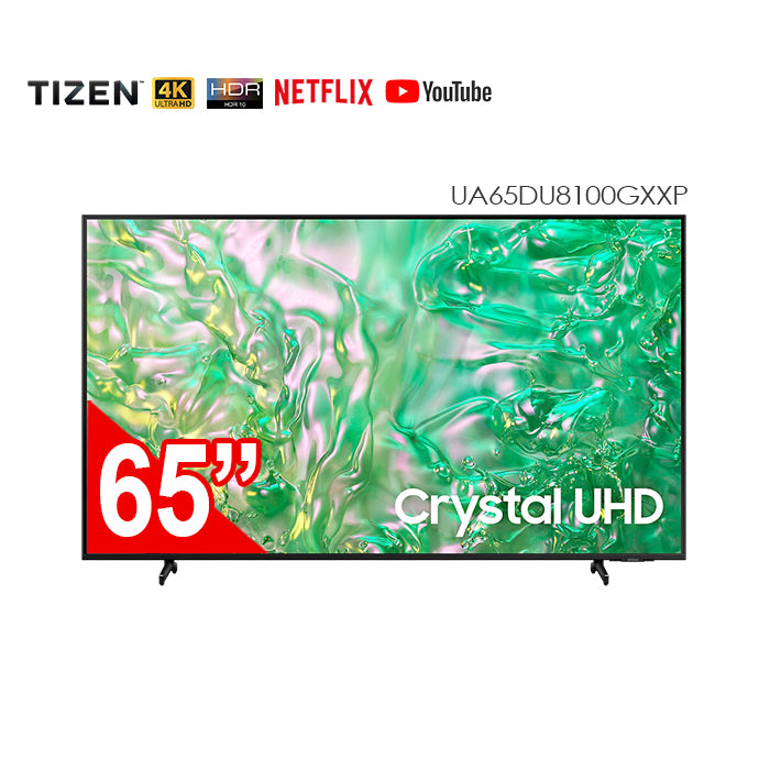 Samsung UA65DU8100GXXP 65in 4K Crystal UHD Smart TV