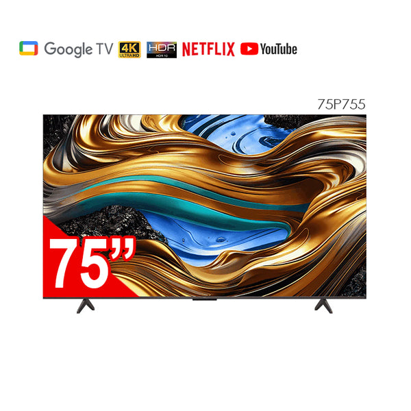 TCL 75P755 75in 4K Ultra HD Google TV