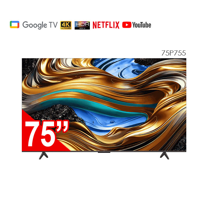 TCL 75P755 75in 4K Ultra HD Google TV