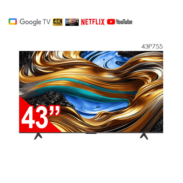 TCL 43P755 43in 4K Ultra HD Google TV